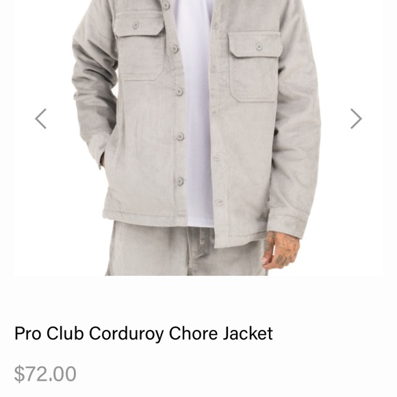 Pro Club Corduroy Chore Jacket - Picture 6 of 7